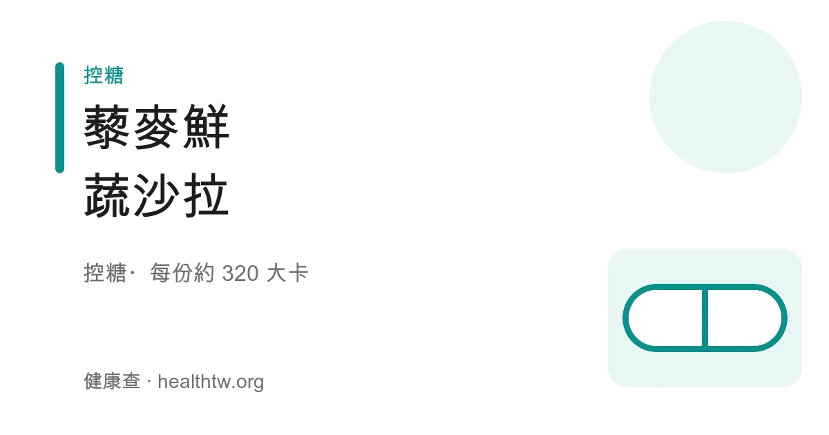 藜麥鮮蔬沙拉成品，白藜麥拌入小黃瓜、番茄、甜椒與葉菜盛在碗中
