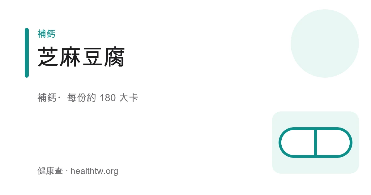 芝麻豆腐成品，白嫩豆腐上淋著深褐色黑芝麻醬並撒上芝麻粒與蔥花